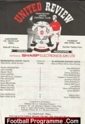 Manchester United v Blackburn Rovers 1993 – Youth Cup Final + Beckham