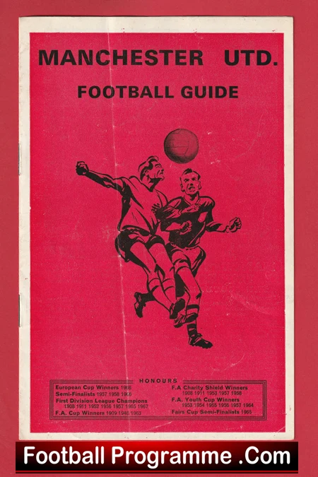 Manchester United Pirate Programme 1960s 1969 - Image 2