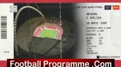 Arsenal v Chelsea 2009 – FA Cup Semi Final Ticket