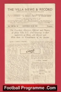 Aston Villa v Huddersfield Town 1946 – 1940s