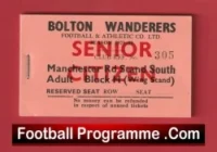 Bolton Wanderers Season Ticket Book – Unused 1979 – 1980