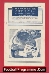 Manchester City v Barnsley 1946 – 1940s Man City