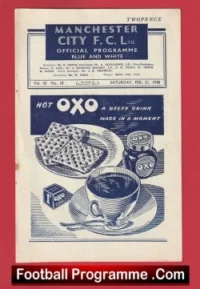 Manchester City v Blackpool 1948 – 1940s