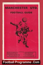 Manchester United Pirate Programme 1960s 1969