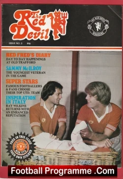 Manchester United The Red Devil Football Magazine 1980 - 1981 - football memorabilia