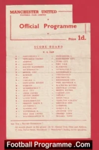 Manchester United v Burnley 1957 – Reserves Busby Babes Bobby Charlton