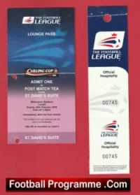 Manchester United v Wigan Athletic 2006 – FA Cup Final Ticket + Pass