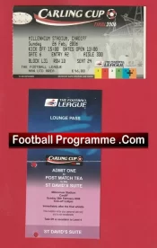 Manchester United v Wigan Athletic 2006 – FA Cup Final Ticket + Pass