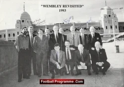 Manchester United Wembley Revisited 1963 - Multi Signed Kidd Charlton Plus - football programme
