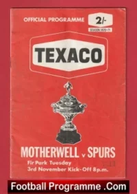 Motherwell v Tottenham 1970 – Texaco Cup to clear