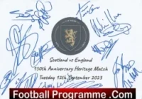 Scotland Football Team Multi Signed Autographed Sheet 2023