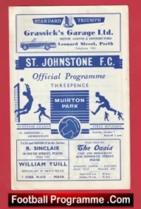St Johnstone v Airdrieonians Airdrie 1961 – Sir Alex Ferguson Footballer