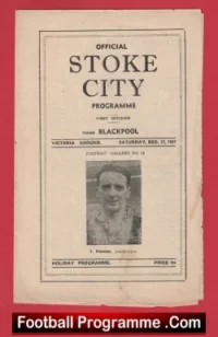 Stoke City v Blackpool 1947 – 1940s