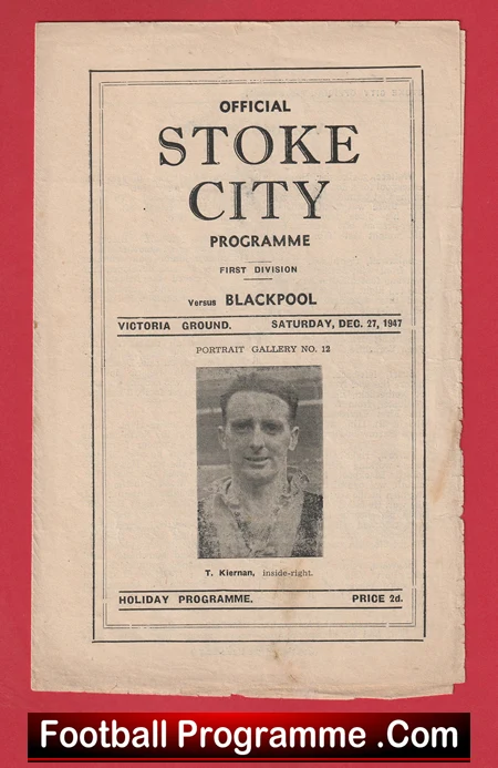 Stoke City v Blackpool 1947 - 1940s - Image 2