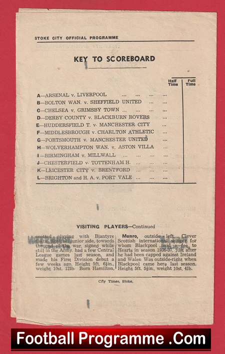 Stoke City v Blackpool 1947 - 1940s - Image 5