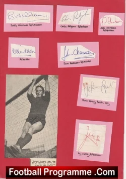  Wrexham + Crewe Alexandra Football Club Multi Autographed Signed 1990 Football Programme .COM Football Programmes Memorabilia