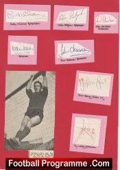  Rotherham United Football Club Multi Autographed Signed 1960s Football Programme .COM Football Programmes Memorabilia