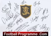  Livingston Football Club Multi Autographed Signed Sheet 2023 Football Programme .COM Football Programmes Memorabilia