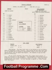 Enfield v Royal Crossing 1972 – Single Sheet