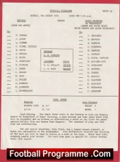 Enfield v Royal Crossing 1972 – Single Sheet