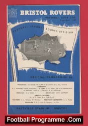  Bristol Rovers v Sunderland 1960 Football Programme .COM Football Programmes Memorabilia