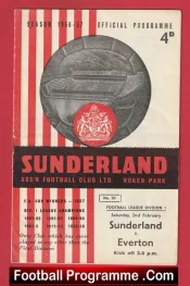 Sunderland v Everton 1957
