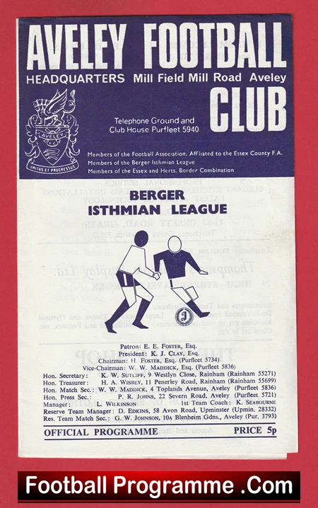 Aveley v Colchester 1981 - Image 2