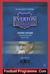 Colin Harvey Testimonial Benefit Everton v Bolonga 2003