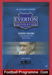 Colin Harvey Testimonial Benefit Everton v Bolonga 2003