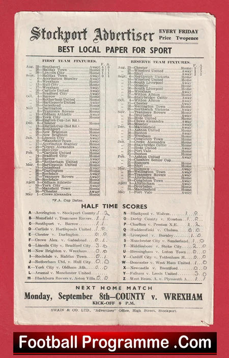 Stockport County v Northwich Victoria 1947 - 1940s - Image 3