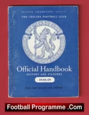 Chelsea Football Club Official Yearbook Handbook 1958 – 1959