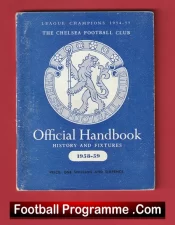Chelsea Football Club Official Yearbook Handbook 1958 – 1959