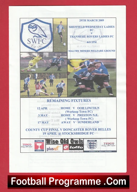 Sheffield Wednesday Ladies v Tranmere Rovers 2009 - Womens Football - Image 2