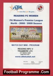 Reading Ladies v Tranmere Rovers 2009 – Womens Football