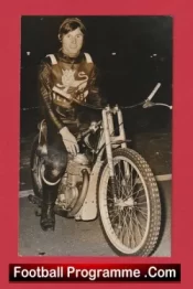 Leicester Lions Speedway Ray Wilson Speedway Picture 1970s Signed