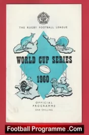  Australia v New Zealand 1960 - Rugby World Cup at Leeds Football Programme .COM Football Programmes Memorabilia