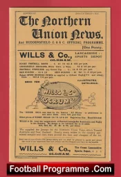  Batley Rugby v Wigan 1911 - Antique Rugby Programmes Football Programme .COM Football Programmes Memorabilia