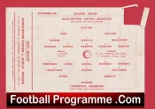 Manchester United v Liverpool 1957 – Reserves Colman Charlton Jones Babes
