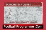 Manchester United v Chelsea 1988 – Man Utd Match Ticket