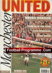 Manchester United Magazine Issue 1 Multi Signed Cantona Ferguson + 1992