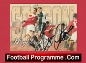 Manchester United Eric Cantona Autographed Signed Football Card Man Utd