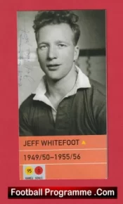 Manchester United Jeff Whitefoot Signed Autograph Man Utd