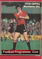 Manchester United Steve Coppell Signed Autograph Man Utd 1980s