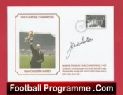 Manchester United John Aston Autograph Man Utd Champions 1967 FDC