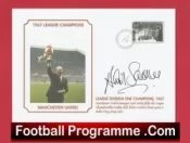 Manchester United David Sadler Autograph Man Utd Champions 1967 FDC