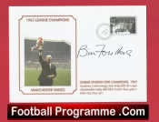 Manchester United Bill Foulkes Autograph Man Utd Champions 1967 FDC