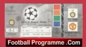 Inter Milan v Manchester United 1999 – Treble Season Football Ticket