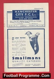 Manchester City v Blackpool 1949 – 1940s