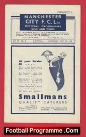 Manchester City v Wolves 1948 – 1940s