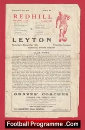 Redhill v Leyton 1940s ?